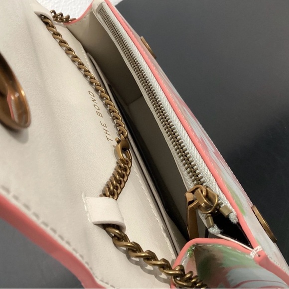 Kurt Geiger London Bond Top Handle Pink and Green Women's Bag NWT - Picture 11 of 12